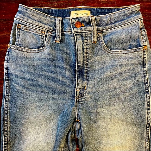 Madewell Curvy Roadtripper Skinny Jeans Vinton Wash 27 Like New - Picture 8 of 13